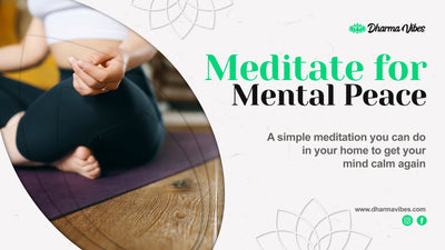 A Simple Meditation you can do in your home, to get your mind calm again