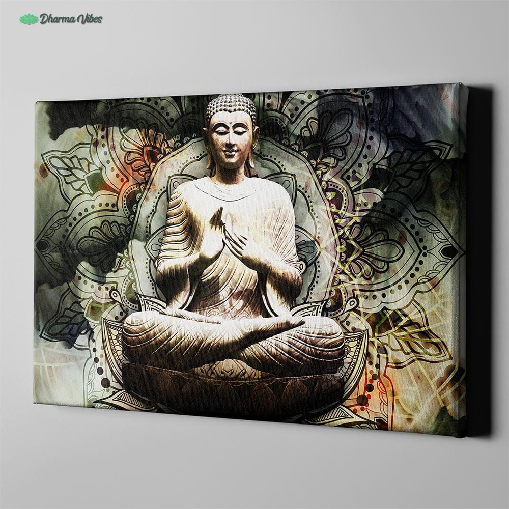 Buddha Serenity by McAshe 1-Piece Canvas Art – Dharma Vibes
