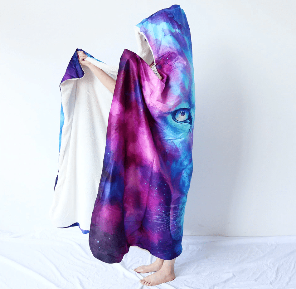 Outlet COSMIC UNICORN PREMIUM hooded blanket with wrist straps | Plush, Premium Sherpa | Kids, Adult